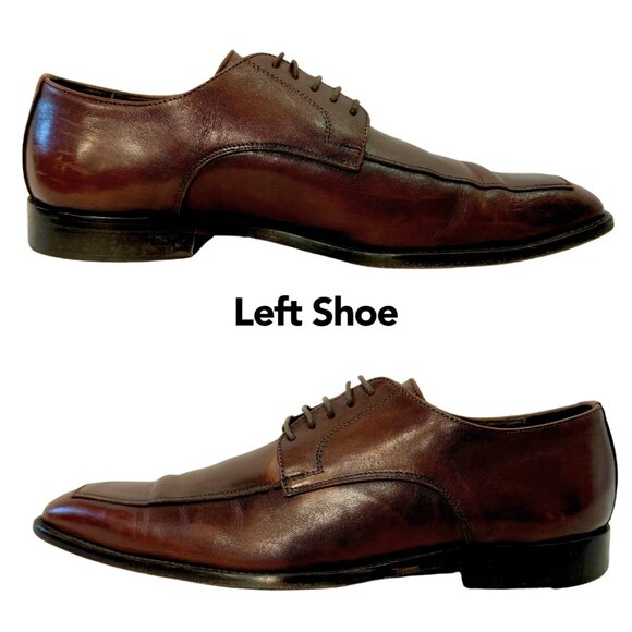 TO BOOT NEW YORK Men's Lace Up Derby Shoe in Cognac - 10 - Picture 9 of 16